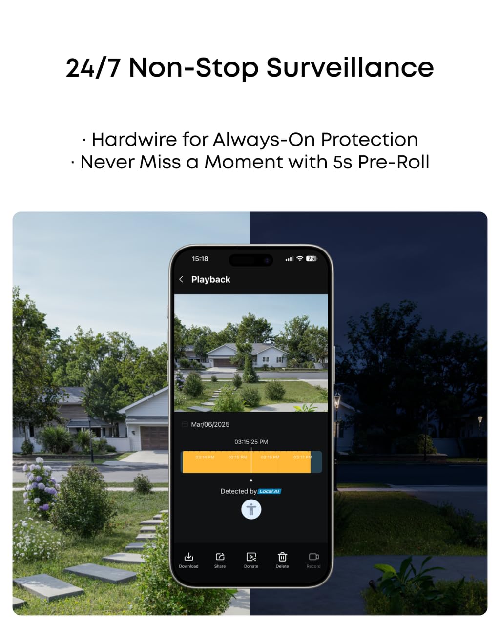 eufy Security Video Doorbell Camera Wireless C31 with Chime, 2K FHD, Dual Power Options, Live Video Call, Easy Installation, Quick-Release Battery, 24/7 Recording, No Monthly Fee