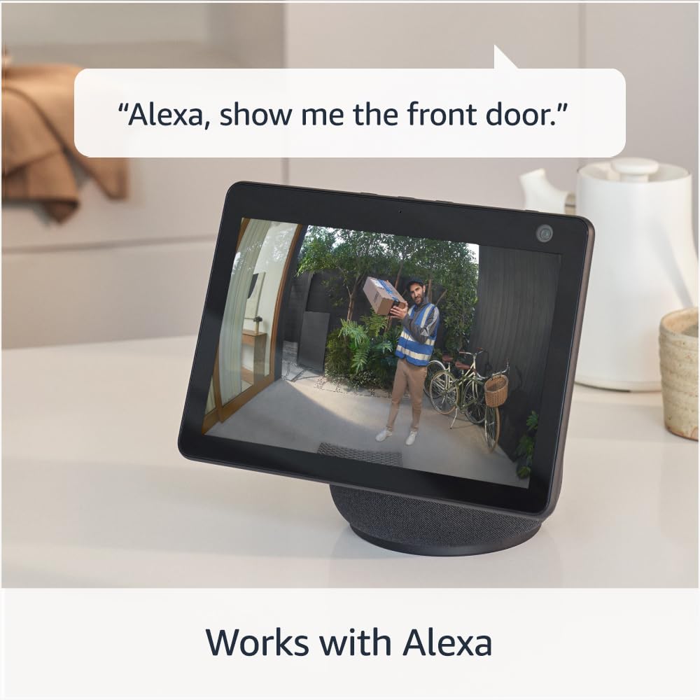 Ring Battery Video Doorbell Pro | Wireless Video Doorbell Security Camera with Head-To-Toe View, 3D Motion Detection, Colour Night Vision, Wifi, 30-day free trial of Ring Subscription Plan