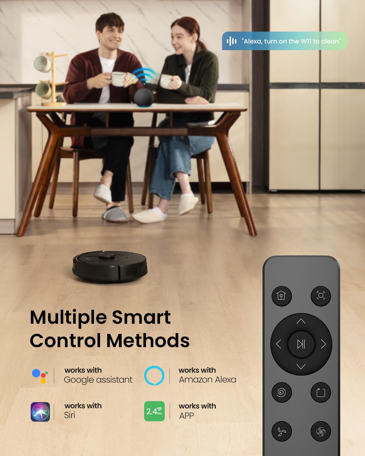 Vexilar Self-Emptying Robot Vacuum Cleaner with Mop, Laser Navigation, Up to 60 Days of Hands-Free Cleaning, 180 Mins Runtime, Strong 10000Pa Suction Robot Vacuum to Clean Floors, Carpets, Pet Hair