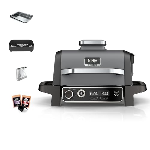 Ninja Woodfire Electric BBQ Grill & Smoker, OG701UK