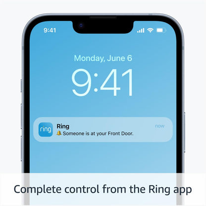 Ring Battery Video Doorbell Pro | Wireless Video Doorbell Security Camera with Head-To-Toe View, 3D Motion Detection, Colour Night Vision, Wifi, 30-day free trial of Ring Subscription Plan