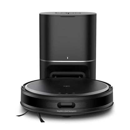 Tapo RV20 Max Plus 5300Pa Suction Robot Vacuum Cleaner with Mop, Ultra-Slim Design, Faster Mapping With MagSlim & LiDAR Navigation Robot Vacuum, Auto-Empty Dock, Voice/Remote Control Robotic Vacuums