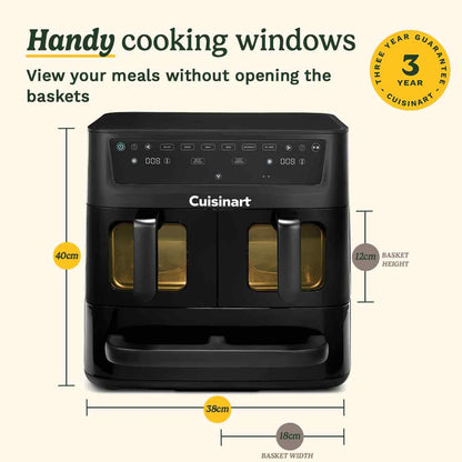 13.2L Tri-zone air fryer Blk Window