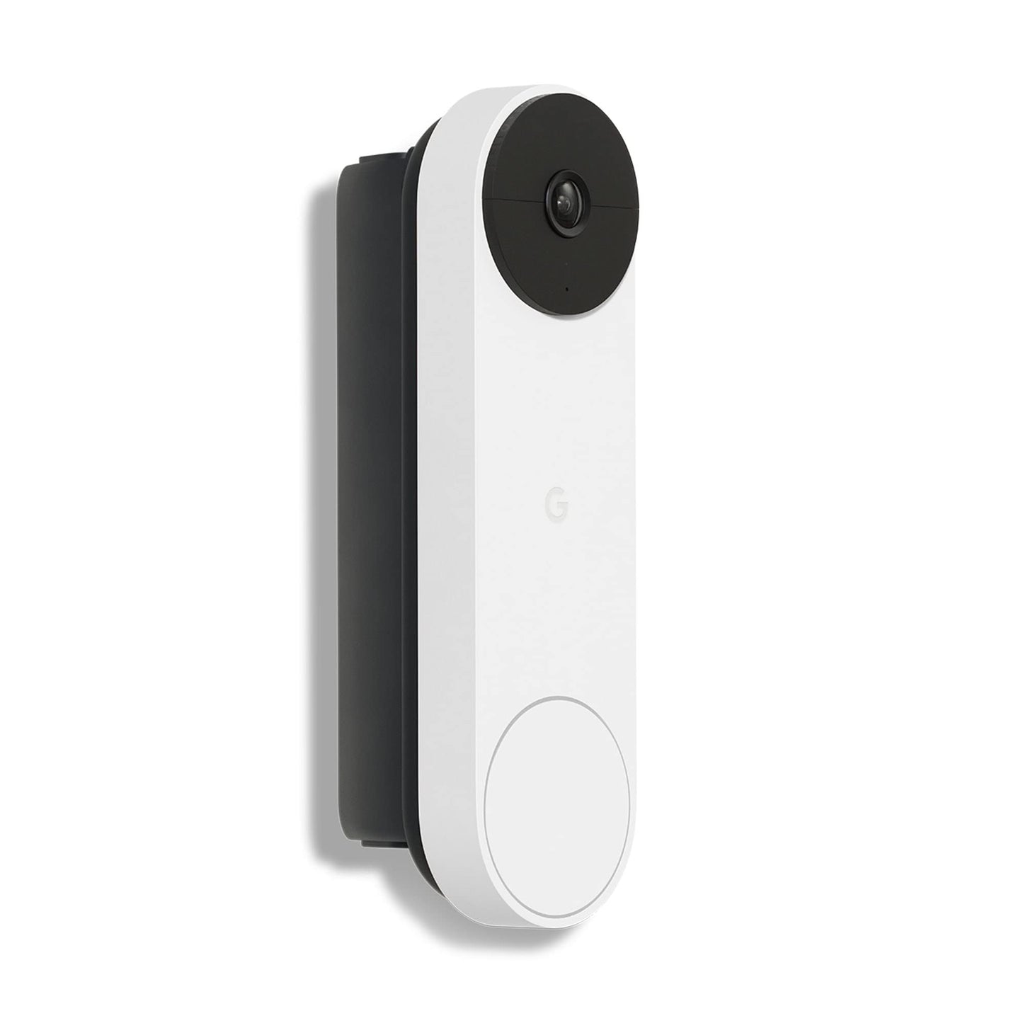 Google GWX3T Nest Doorbell (Battery) - Wireless 960p Video Doorbell - Smart WiFi Motion Only Doorbell Camera, Snow, 1 Count (Pack of 1)