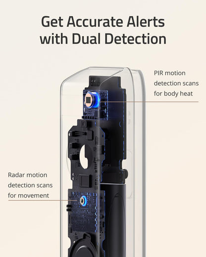 eufy Security Video Doorbell S330 (Battery-Powered) with Homebase, Dual Camera,2K HD,Dual Motion Detection, Package Detection,Smart Recognition, No Monthly Fee, 16GB Local Storage