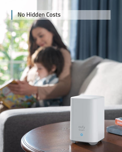eufy Security, Video Doorbell S220 2K (Battery-Powered) with HomeBase, 2K HD, No Monthly Fee, On-Device AI Detection,16GB Local Storage, Simple Self-Installation, Compatible Devices