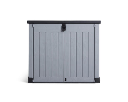 Keter Store It Out Pro Outdoor Garden Furniture Storage Shed Grey| Fade Free | All Weather Resistant | Safe and Secure | Zero Maintenance | 5 year Warranty