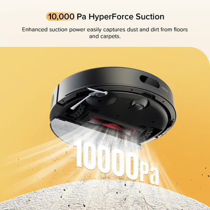 roborock Q7 M5 Robot Vacuum Cleaner with Mop, 10,000Pa HyperForce Suction, Dual Anti-Tangle System, PreciSense LiDAR Navigation, APP-Controlled Mopping, Ideal for Pet Hair and Hard Floors
