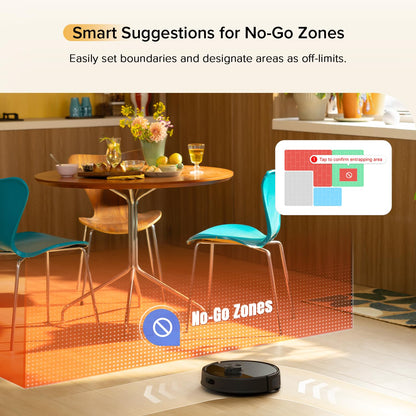 roborock Q7 M5 Robot Vacuum Cleaner with Mop, 10,000Pa HyperForce Suction, Dual Anti-Tangle System, PreciSense LiDAR Navigation, APP-Controlled Mopping, Ideal for Pet Hair and Hard Floors