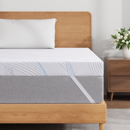Sleremind Super King Size Mattress Toppers, Memory Foam Mattress Topper Super King Size Bed 10cm with Machine Washable Cover,Pressure Relief & Breathable,180 * 200 * 10cm