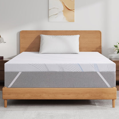Sleremind Super King Size Mattress Toppers, Memory Foam Mattress Topper Super King Size Bed 10cm with Machine Washable Cover,Pressure Relief & Breathable,180 * 200 * 10cm