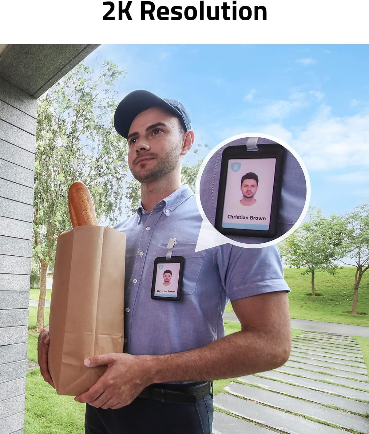 eufy Security Video Doorbell Wireless S220 (S210) 2K (Battery-Powered) with Chime, No Monthly Fee, On-Device Al for Human Detection, 32GB Local Storage, Simple Self-Installation, 2-Way Audio