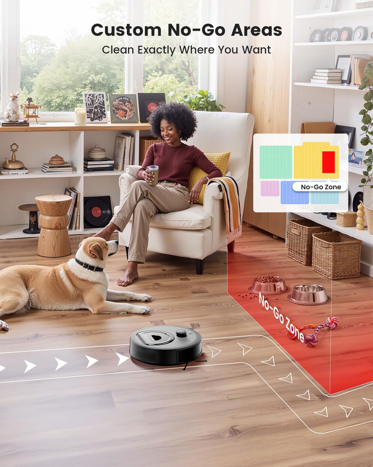 Lefant M330 Pro Robot Vacuum Cleaner with Mop, 5000Pa Suction, dToF Laser Navigation | 190° Obstacle Detection, WiFi 2.4G/5G & App/Alexa Control,150 Mins Runtime, Grey