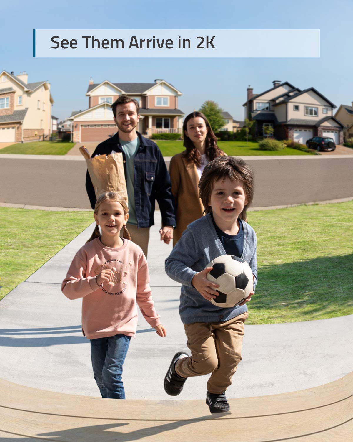eufy Security, Video Doorbell S220 2K (Battery-Powered) with HomeBase, 2K HD, No Monthly Fee, On-Device AI Detection,16GB Local Storage, Simple Self-Installation, Compatible Devices
