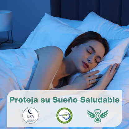 Novilla Mattress Topper, 140 x 190, 7.5 cm, Gel Memory Foam Mattress Topper, Bamboo Material, Moisture Wicking, with Non-Slip Design and Safety Certification, Washable