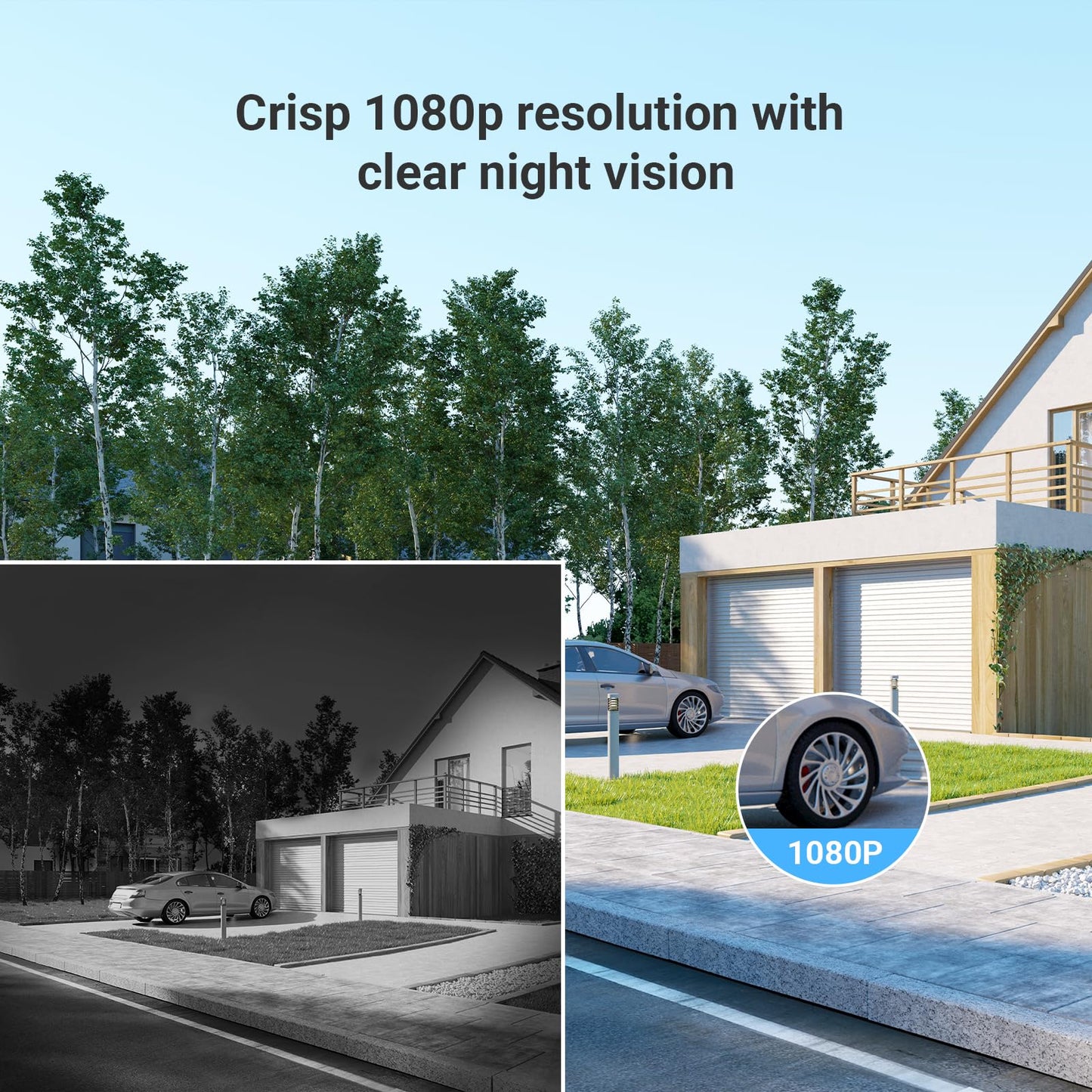 EZVIZ WiFi Video Door Phone Intercom System 1080P, 7'' Color Touch Monitor, Video Doorbell 2 Wire Peephole, Two-Way Talk, Remote Unlock, Two-Way Audio, Night Vision, Slim Design, CP5