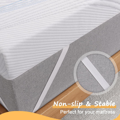 Sleremind Super King Size Mattress Toppers, Memory Foam Mattress Topper Super King Size Bed 10cm with Machine Washable Cover,Pressure Relief & Breathable,180 * 200 * 10cm