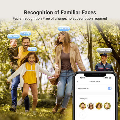 EZVIZ 4K AI Smart Peephole Camera Wireless Door Viewer, Facial Recognition Human Detection, 155° Wide View WDR, Two-Way Talk Weatherproof, 512G Storage No Monthly Fee, Easy Install 14–50mm Doors (EP4)